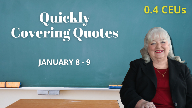 quickly covering quotes