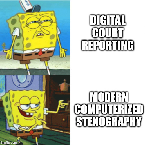 Digital court reporting falls short of modern computerized stenography